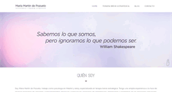 Desktop Screenshot of mariamartinpsicologia.com